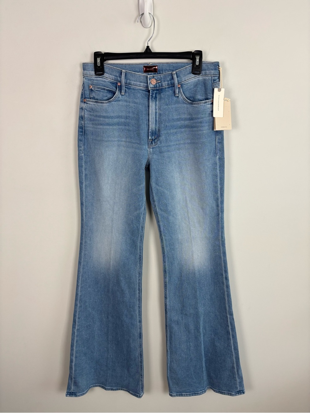 Mother The Doozy Flare Jeans in Room Service Size 28 - Picture 3 of 16
